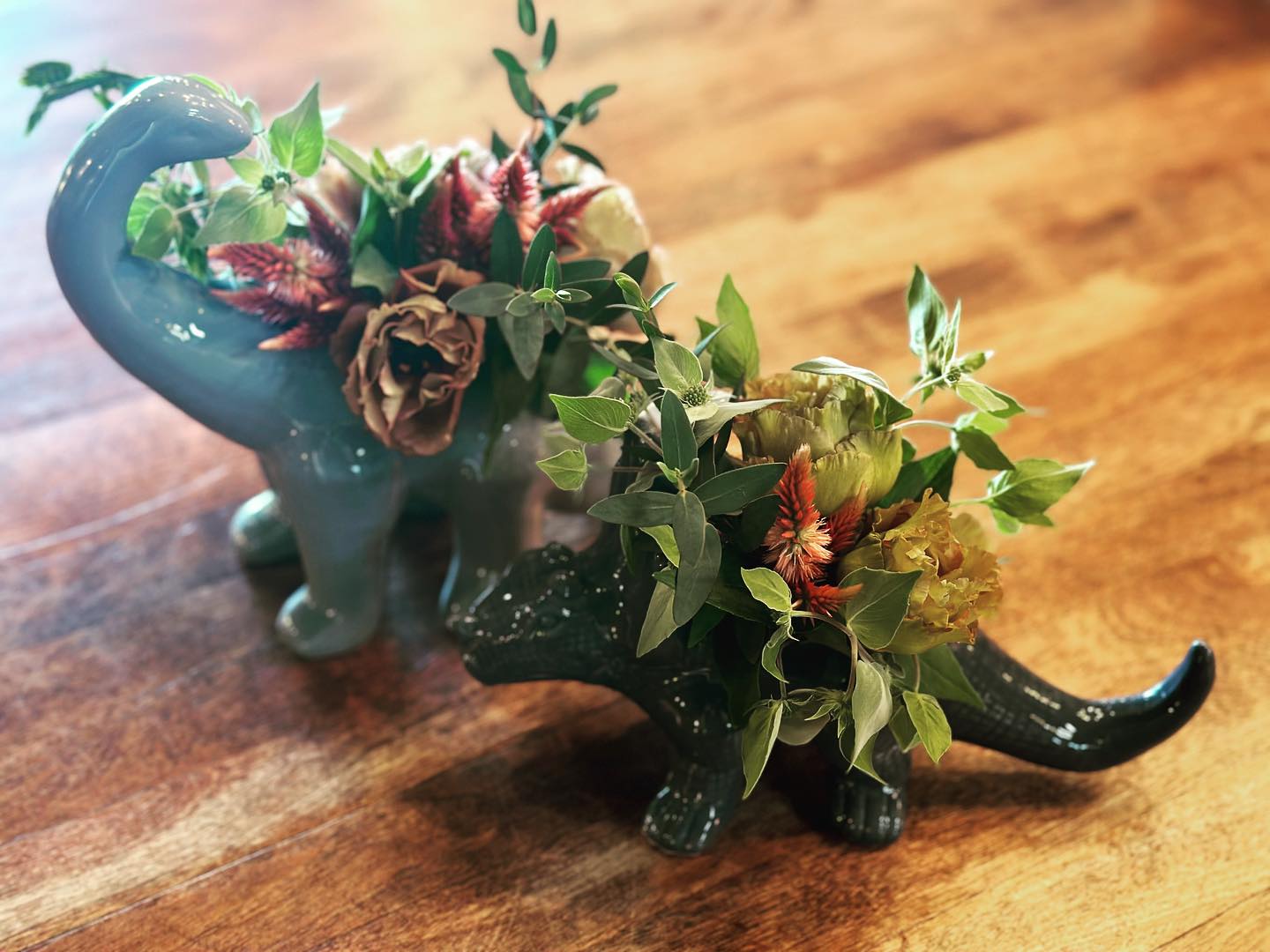 cute dino planters